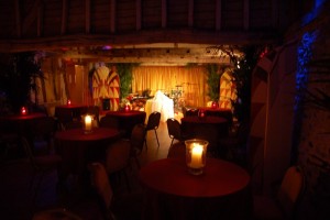 Evening reception at Bateman's Barn