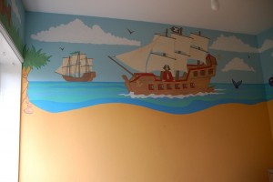 Pirate mural