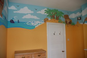 Pirate mural
