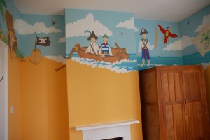 Pirate mural