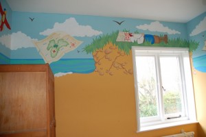 Pirate mural