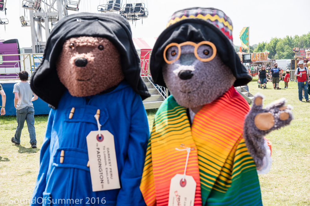 Paddington and Great Aunt Lucy enjoy Bearded Theory Festival, May 2016